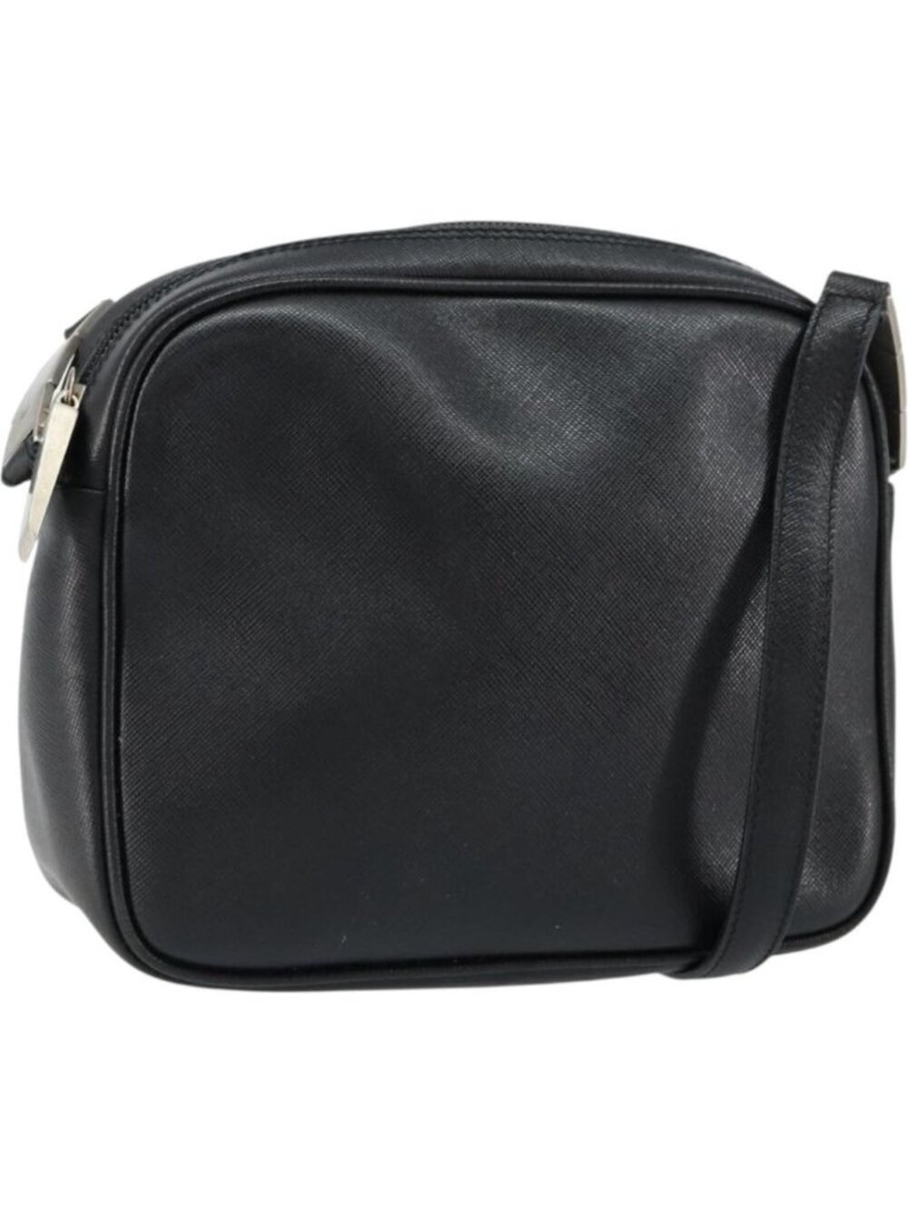 Salvatore Ferragamo Shoulder Bag Leather Black